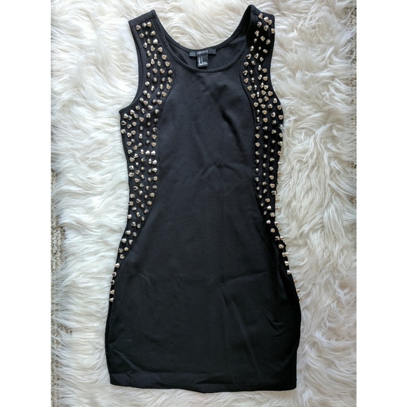 Charlotte Russe Dresses & Skirts - Charlotte Russe Black Studded Dress
